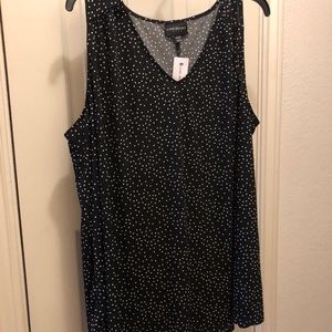 Swing tank with small polka dots